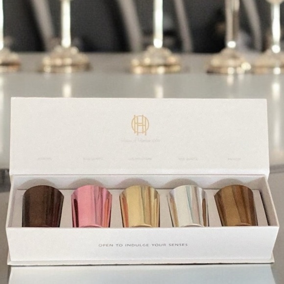 House Of Harlow 1960 New In Box Set Of 5 Soy Blend Scented Candles 2.5oz Each - Picture 2 of 6